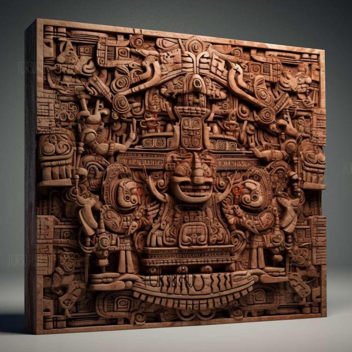 Mayans MCseries 4 stl model for CNC